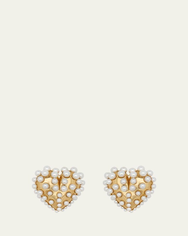 Pearly-Set Stud Earrings